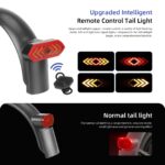 Suspensión trasera Ulip V3 negra con guardabarros de señal de giro para scooter M365 y 1S - Imagen 5