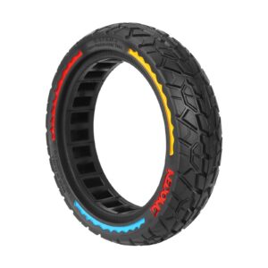 Neumático sólido todoterreno NEDONG 8.5*2.0 con círculo de tres colores para scooters Xiaomi