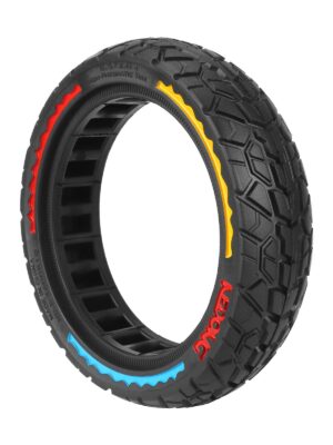Neumático sólido todoterreno NEDONG 8.5*2.0 con círculo de tres colores para scooters Xiaomi