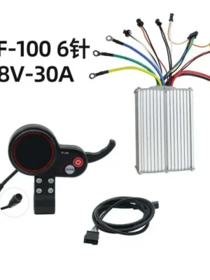 Pantalla TF-100 (6 pines) + controlador de 48 V 30 A + cable de conexión de 6 pines