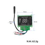 Pantalla + controlador de 48 V 1200 W con freno doble + juego de cables para patinete Cecotec Bongo Z (Conector XT90) - Imagen 3