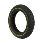 Neumático todoterreno sólido Ulip de 12 pulgadas 60/90-8 (12,5 x 2,5-45) con ranura de 45 mm y círculo amarillo