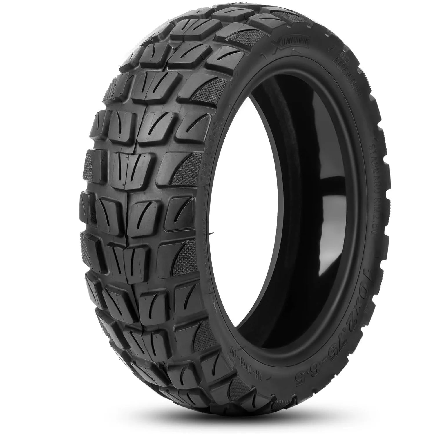 Neumático sin cámara autorreparable todoterreno Xuancheng 10*2.75-6.5