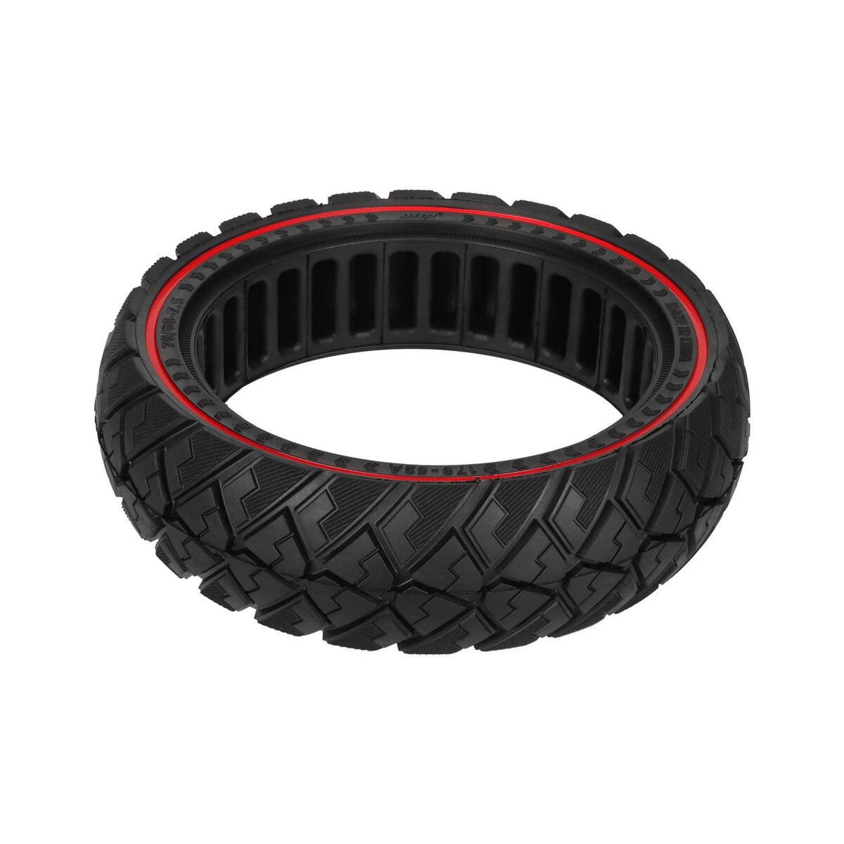 Neumático todoterreno sólido Ulip 70/60-7.5 con forma de diamante y círculo rojo - Imagen 5