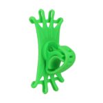 Soporte multifuncional para teléfono móvil de silicona verde - Imagen 2