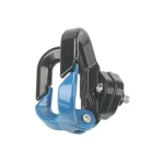 Gancho doble azul con tornillos