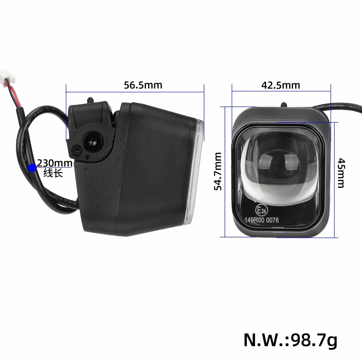 Faro delantero original para patinete Ninebot Max G3/F3/F3 Pro - Imagen 2