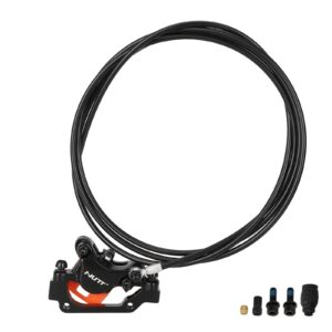 Freno de disco hidráulico derecho NUTT negro con cable de 220 cm