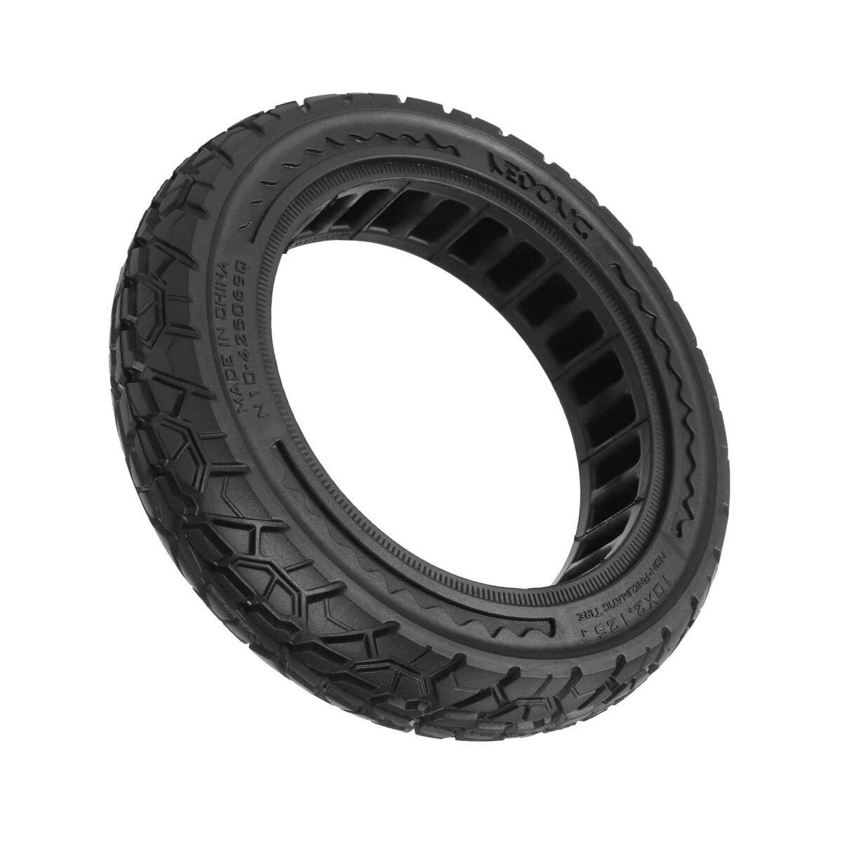 Neumático sólido todoterreno NEDONG 10*2.125 negro con 43 mm - Imagen 6