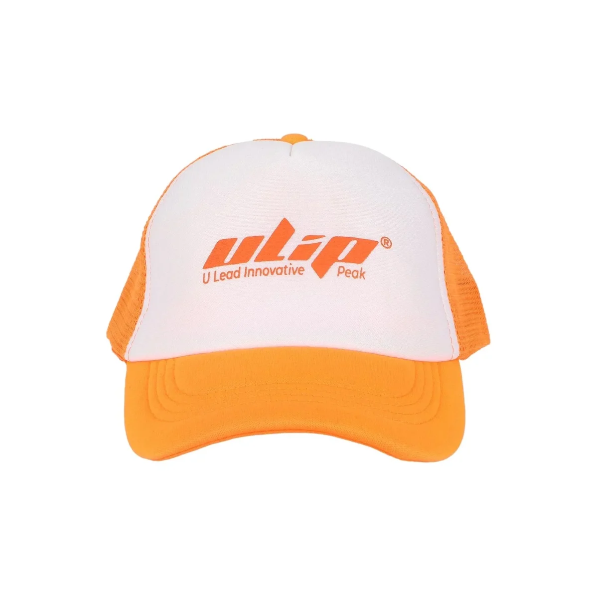 Gorra de pico de pato naranja y blanca ULIP - Imagen 2
