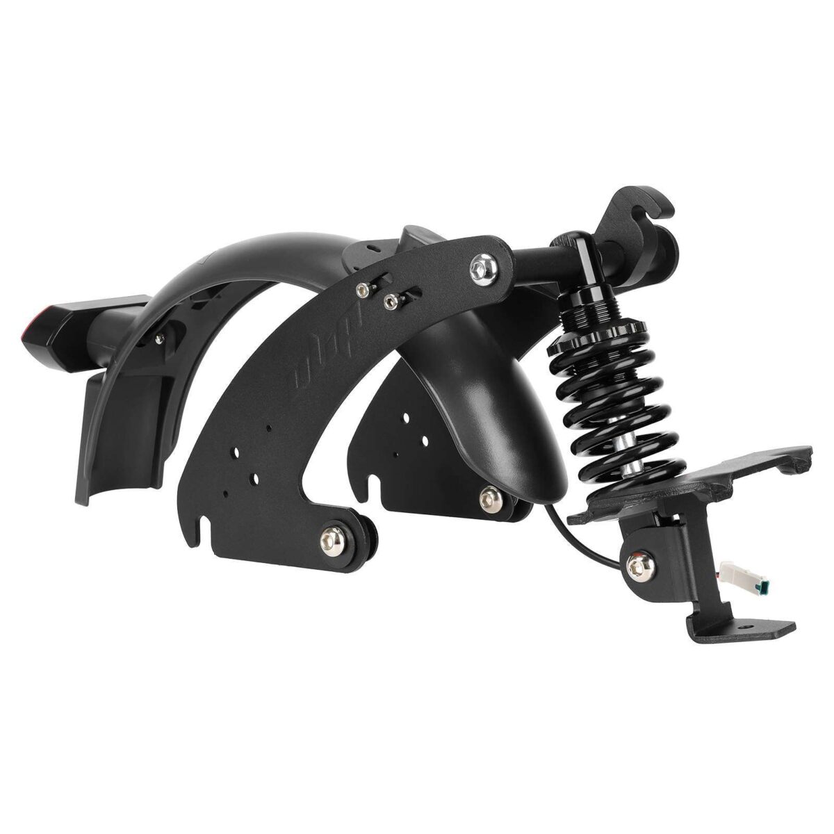 Suspensión trasera Ulip V4 negra con guardabarros de intermitente y soporte metálico para scooter G30 Max - Imagen 2
