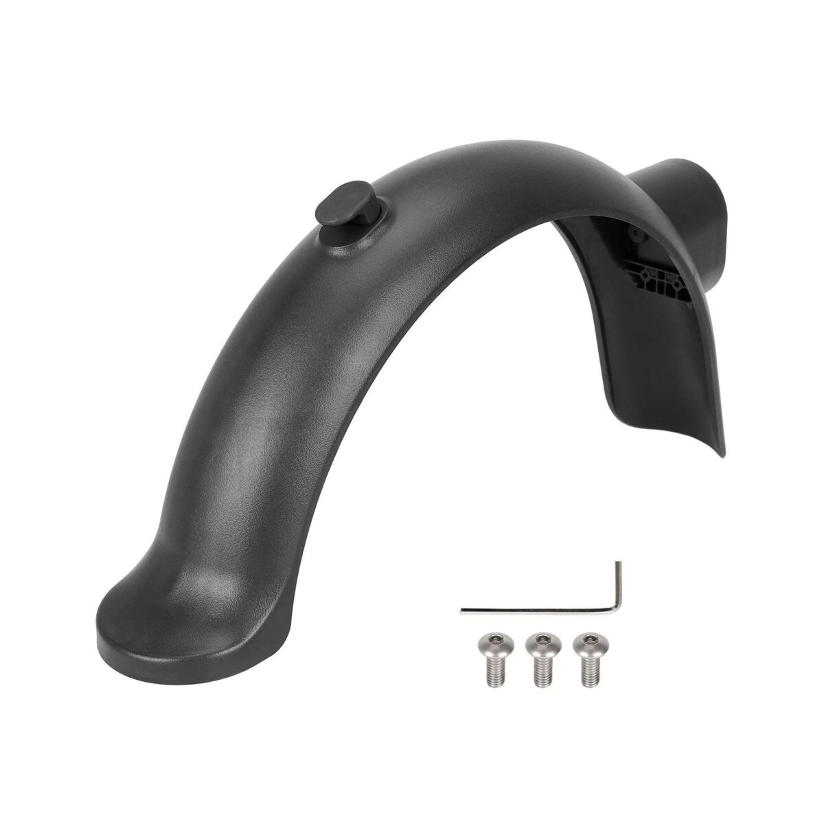 Guardabarros trasero negro con gancho + soporte para patinetes Xiaomi 4 pro - Imagen 4