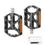 Pedal antideslizante hueco de aleación de aluminio negro - Imagen 3