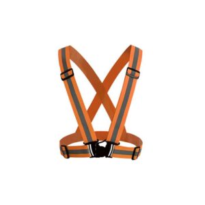 Ropa reflectante de rayas simples de color naranja