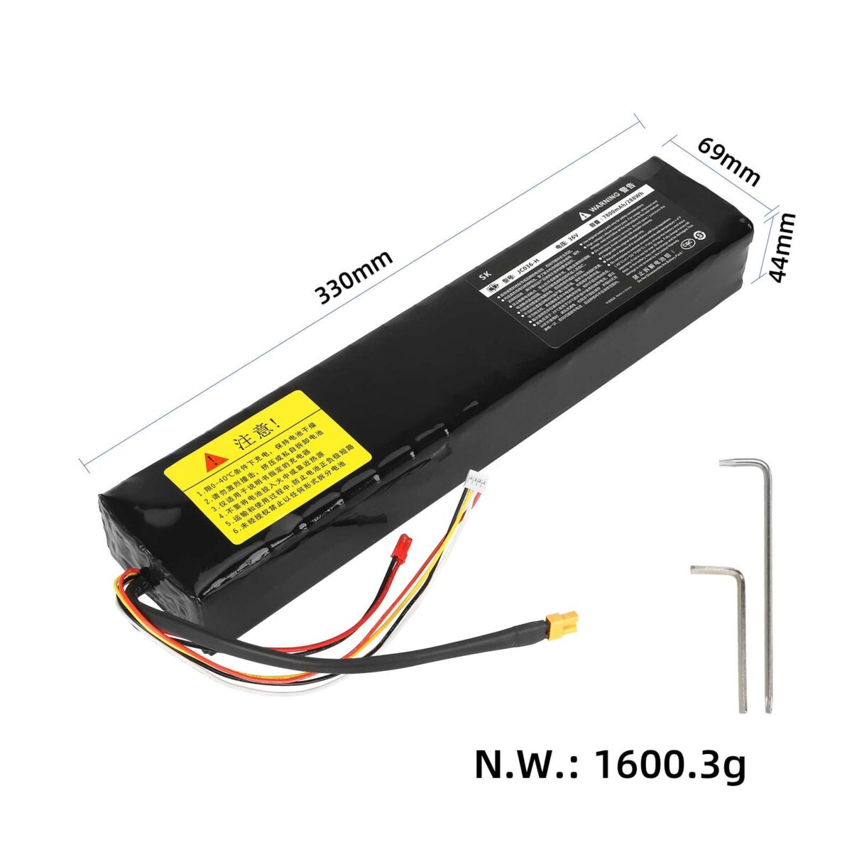 Batería n.° 9 F20F25F30F40-36V7800mah - Imagen 2