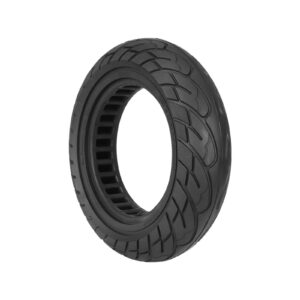 Neumático sólido negro de 10 x 2,5 con ranura de 37 mm