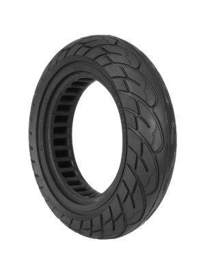 Neumático sólido negro de 10 x 2,5 con ranura de 37 mm