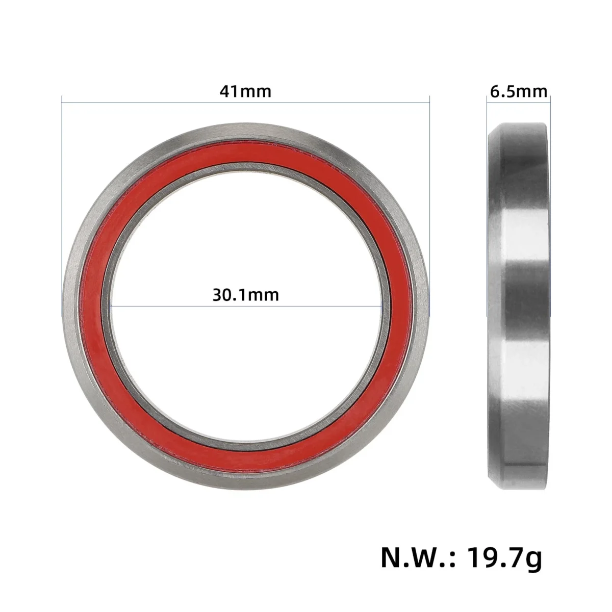 Rodamiento de 30,15 x 41 x 6,5 mm para patinete Kukirin G2 Pro - Imagen 2