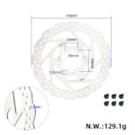 Disco de freno de 140 mm con 6 agujeros para Kukirin G3 G2 Master G4 G2 Max - Imagen 2