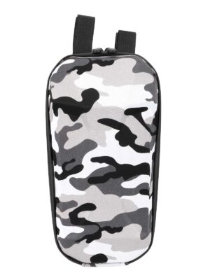 Bolso grande frontal de 3 l gris camuflaje (PU+EVA) sin logotipo
