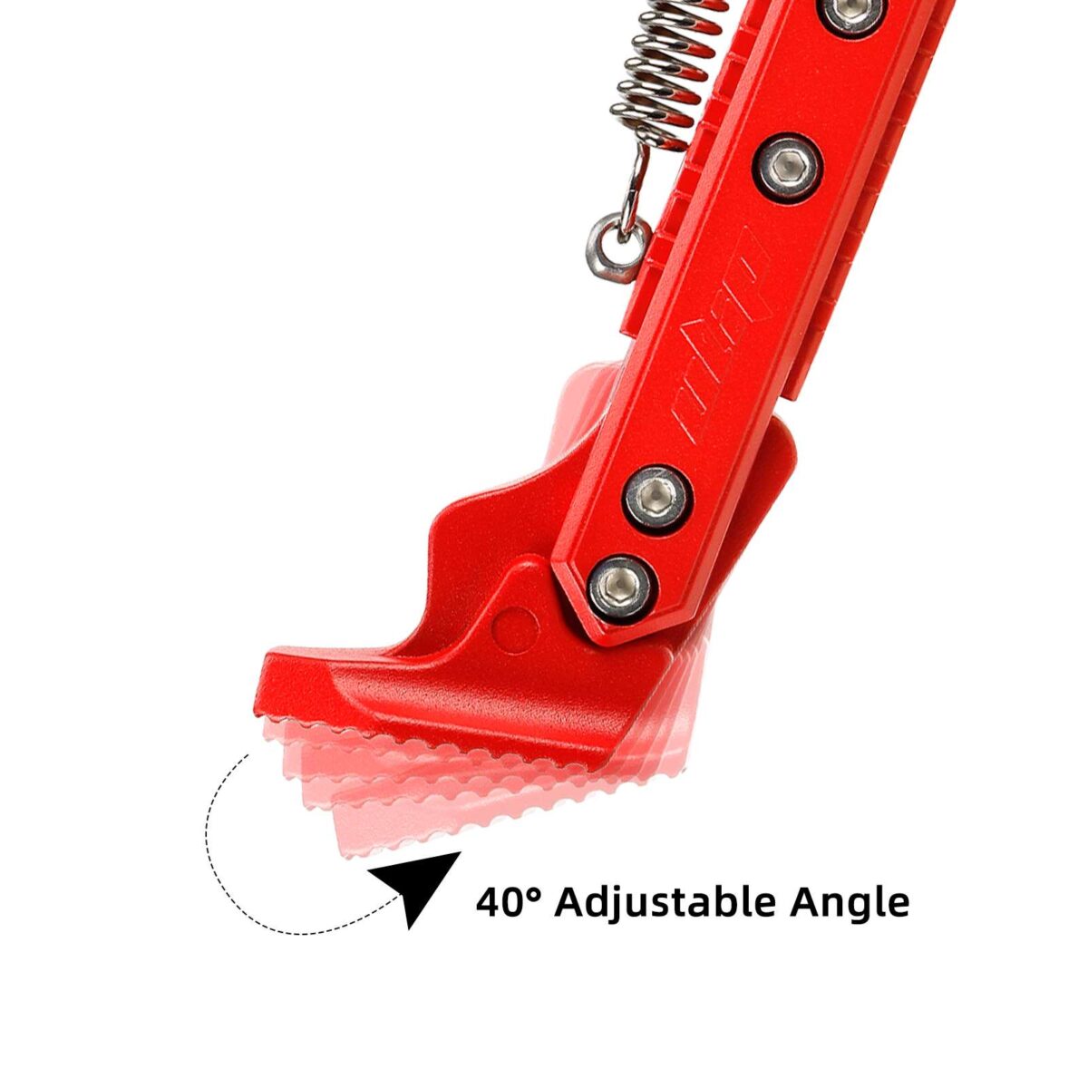 Pata de cabra ajustable roja V2 para scooters de serie Max G30 - Imagen 4