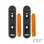 Carcasas decorativas + barras reflectoras amarillas para scooters F2, Plus y Pro