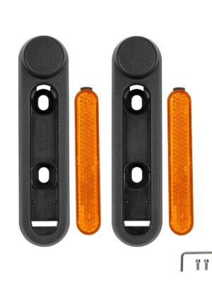Carcasas decorativas + barras reflectoras amarillas para scooters F2, Plus y Pro