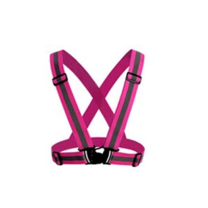 Ropa reflectante de rayas simples de color rosa