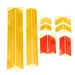Pegatinas para la carrocería del scooter (rojo-amarillo-amarillo) - Imagen 3