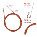 Cable de freno rojo de 197 cm para patinete Xiaomi Pro Pro2 - Imagen 2