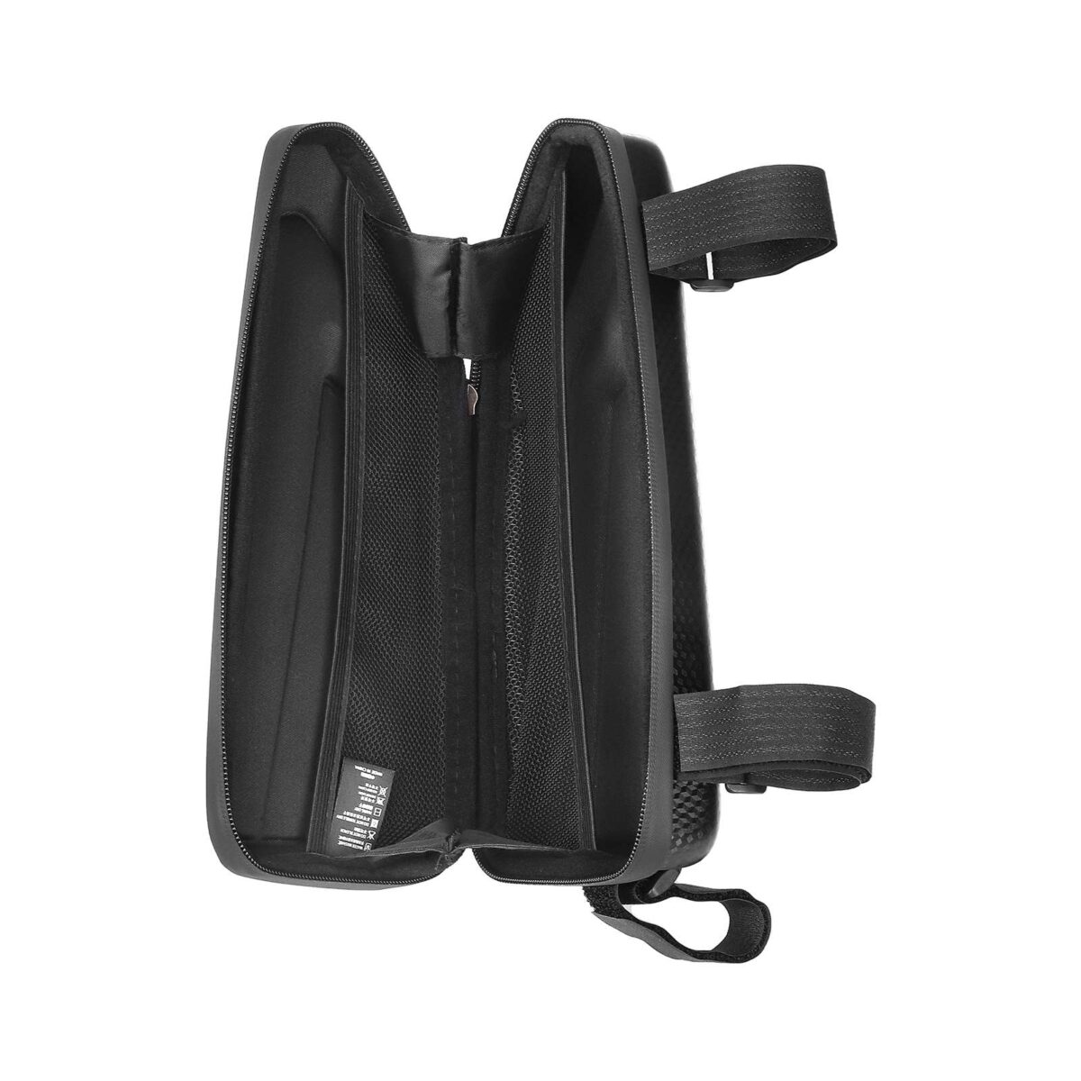 Bolsa de sillín E4 de dirección delantera negra - Imagen 4