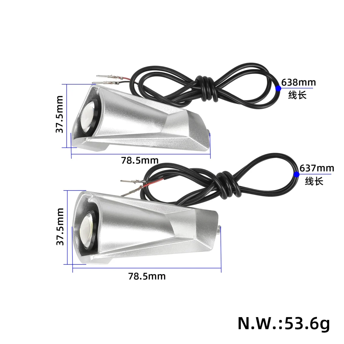 Luz de giro delantera LED para scooter DUALTRON TOGO con conjunto de asiento (derecha) - Imagen 3