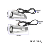 Luz de giro delantera LED para scooter DUALTRON TOGO con conjunto de asiento (derecha) - Imagen 3