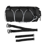 Envoltura para tubo superior de bicicleta, viga delantera, cuerda plateada, color negro, 2,5 L