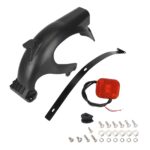 Guardabarros traseros Segway Max G2 con luz, gancho, tornillos y capa de hierro