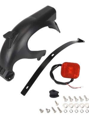 Guardabarros traseros Segway Max G2 con luz, gancho, tornillos y capa de hierro