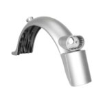 Guardabarros trasero integrado Xiaomi M365 Pro/Pro2 plateado con matrícula (con gancho)