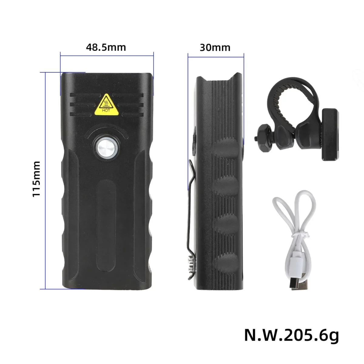 Faro USB de 3 LED de alto brillo - Imagen 2