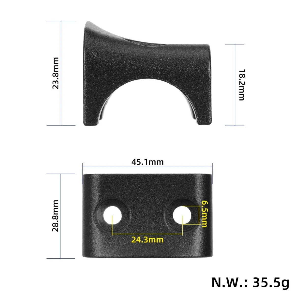 Soporte de manillar para patinete Xiaomi 6 Lite original - Imagen 2