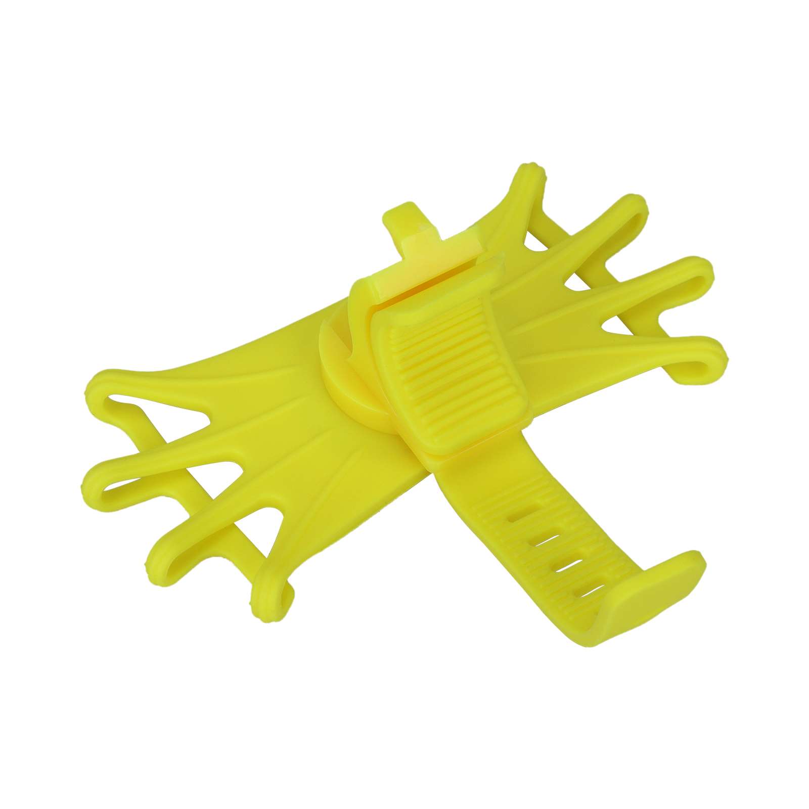 Soporte multifuncional de silicona para teléfono móvil amarillo - Imagen 4