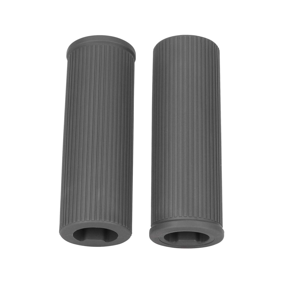1 par de empuñaduras grises de 94 mm con orificios pasantes y ranuras - Imagen 5
