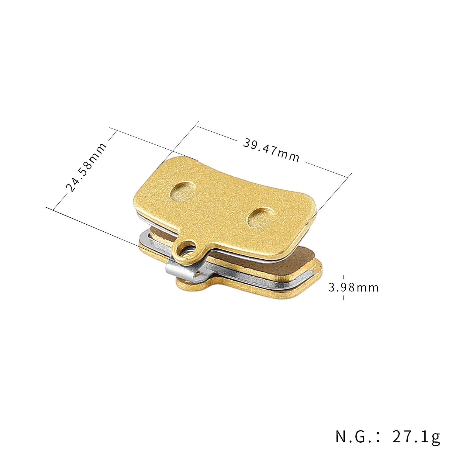 Pastillas de freno de disco totalmente metálicas SHIMANO ZEE M640 - Imagen 4