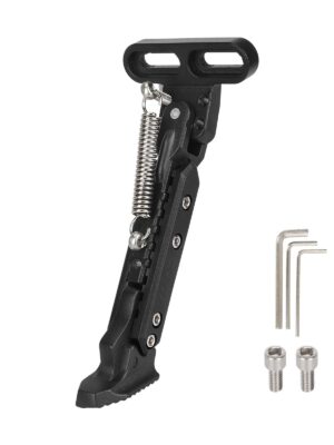 Pata de cabra ajustable más larga negra Ulip con orificios de montaje biselados laterales