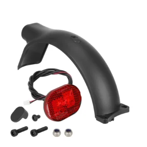 Kit guardabarros trasero original con luz, gancho y tornillos para patinete Xiaomi Elite