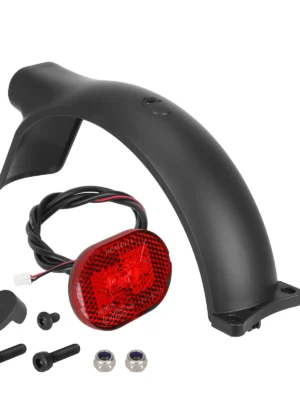 Kit guardabarros trasero original con luz, gancho y tornillos para patinete Xiaomi Elite