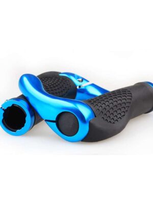 Puños de bocina de bicicleta azules