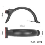 Luz trasera con intermitente Ulip con control remoto recargable y kit de guardabarros para scooter Xiaomi 4 Pro - Imagen 5