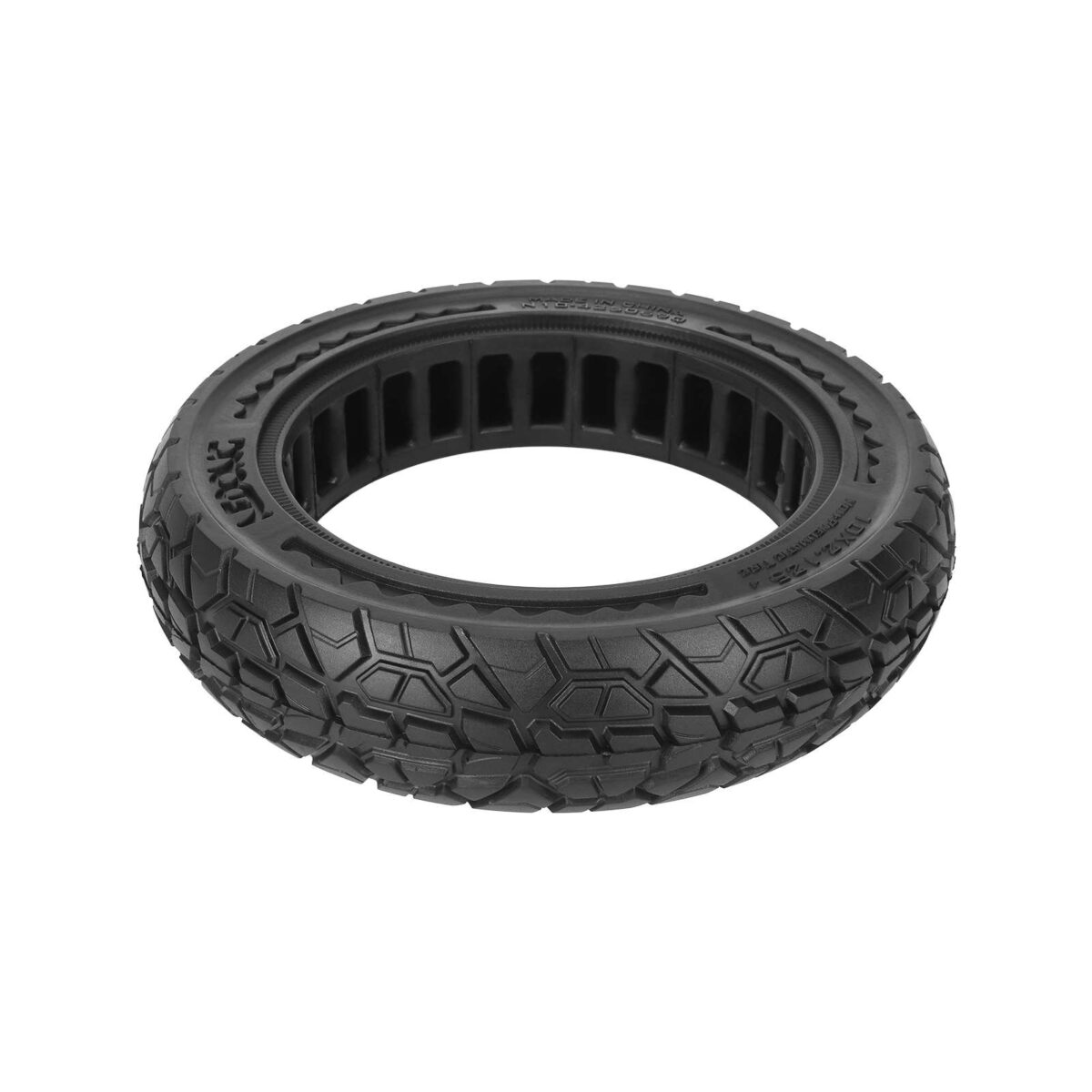 Neumático sólido todoterreno NEDONG 10*2.125 negro con 43 mm - Imagen 2