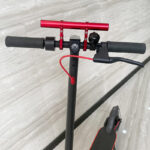 Tubo de extensión de doble poste de aluminio rojo (soporte doble) - Imagen 4