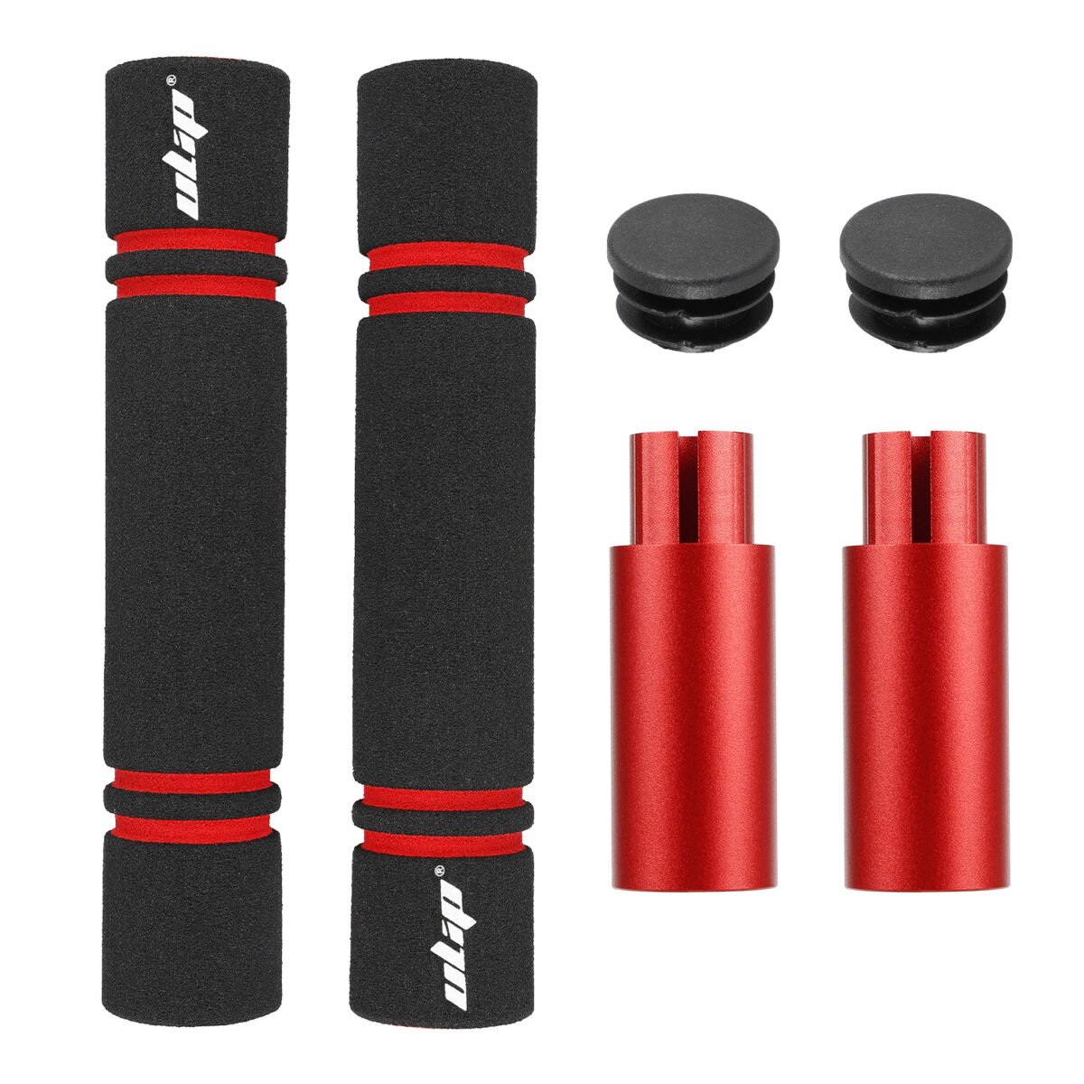 Kit extensor de manillar Ulip rojo sin luz para scooters de las series Xiaomi y Ninebot ES - Imagen 3
